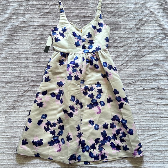 NWT Cynthia Steffe dress size 8 vintage retro 1950s style floral dress wedding - Picture 2 of 13